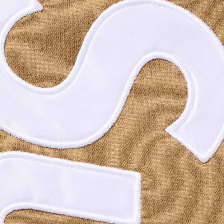 Supreme Light Tan Satin Applique Sweatpants