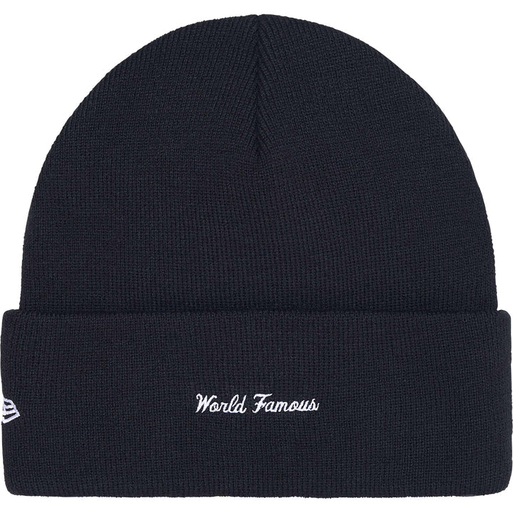 Supreme New Era Navy Box Logo Beanie