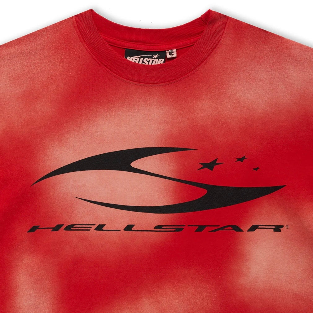 Hellstar Red H Cursive Logo Long Sleeve