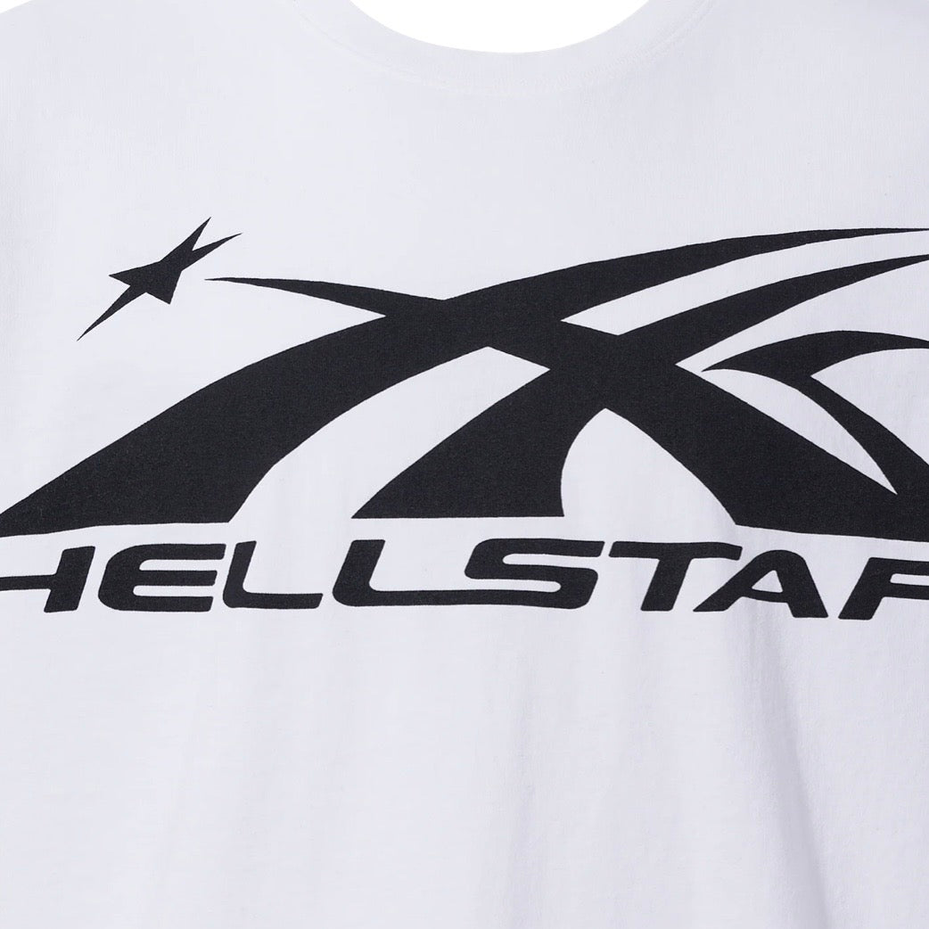 Hellstar White Sports Logo T-Shirt