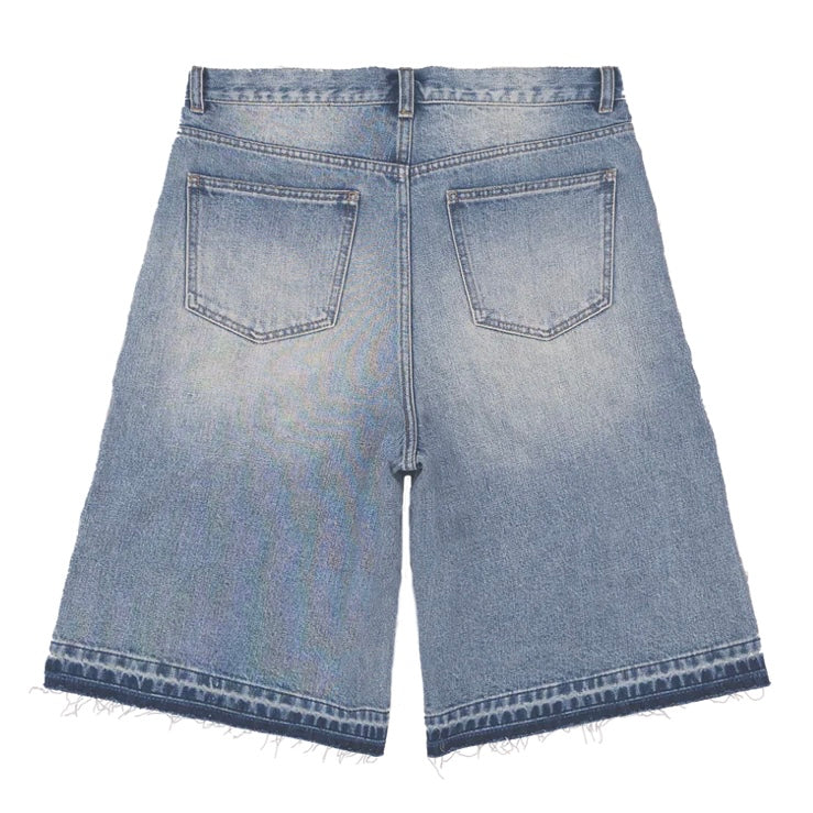 Bravest Studios Blue Thrashed Vintage Jorts