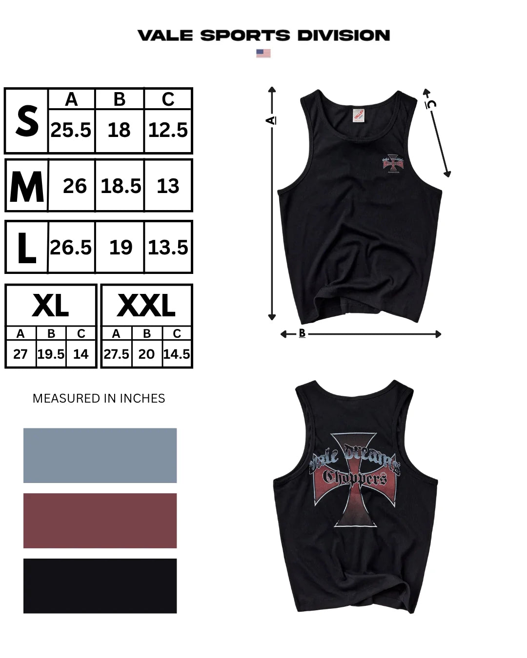 Vale Chopper Tank Top 2-Pack