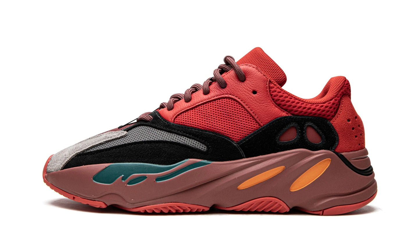 Adidas Yeezy 700 Hi-Res Red Side View