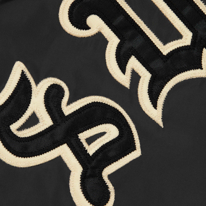 Supreme Black Old English Arc Coaches Jacket