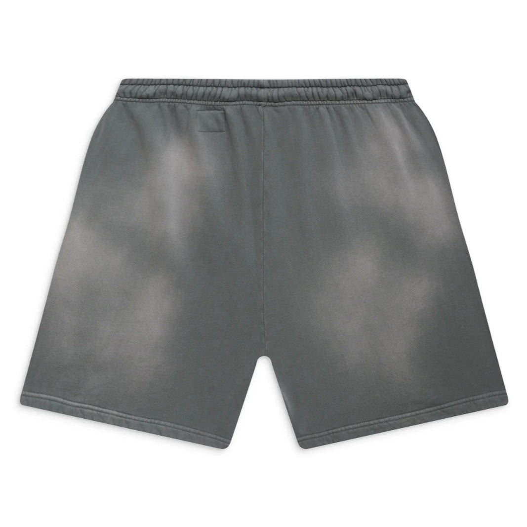 Hellstar Grey Black Green Flame Shorts