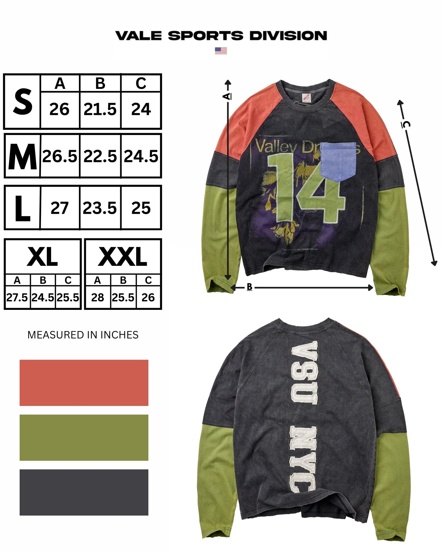 Vale Boomerang Long Sleeve