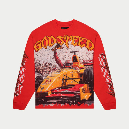 Godspeed Red F1 Finishline Long Sleeve