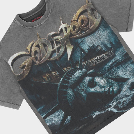 Godspeed Grey Liberty Ruins T-Shirt