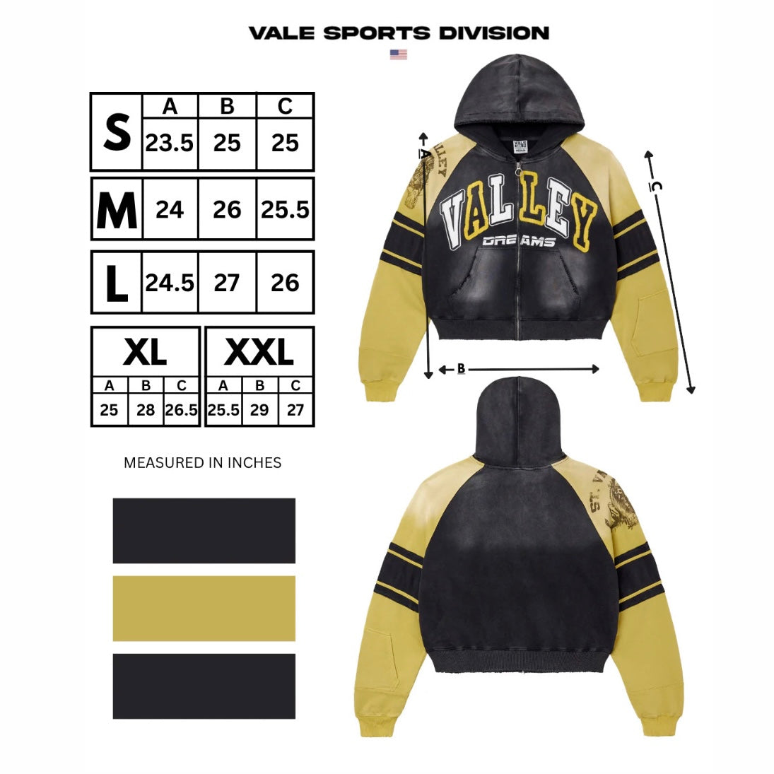 Vale Lethal Zip Hoodie