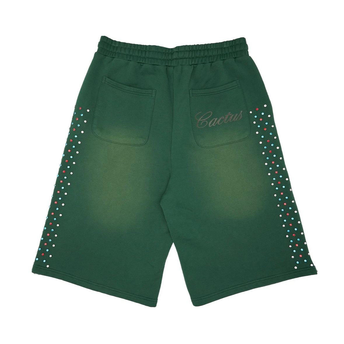 AZVA Green Hidden Crystal Shorts