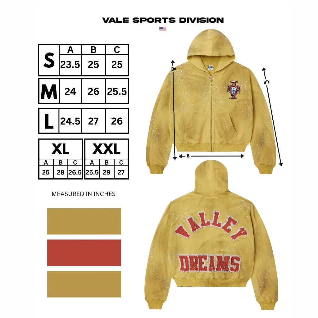 Vale Sun Cluster Zip Hoodie