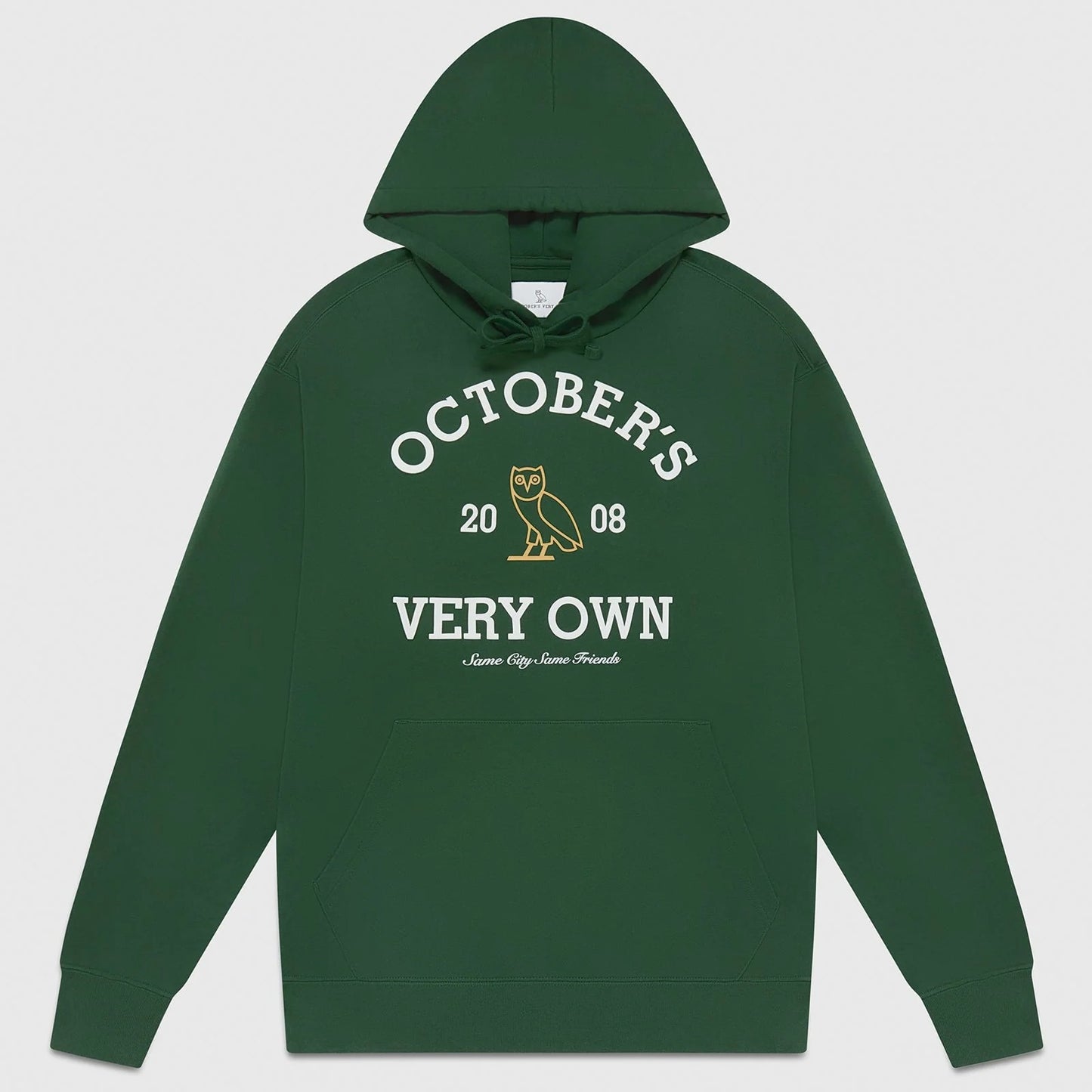 OVO Forrest Green Collegiate Hoodie Front VIew