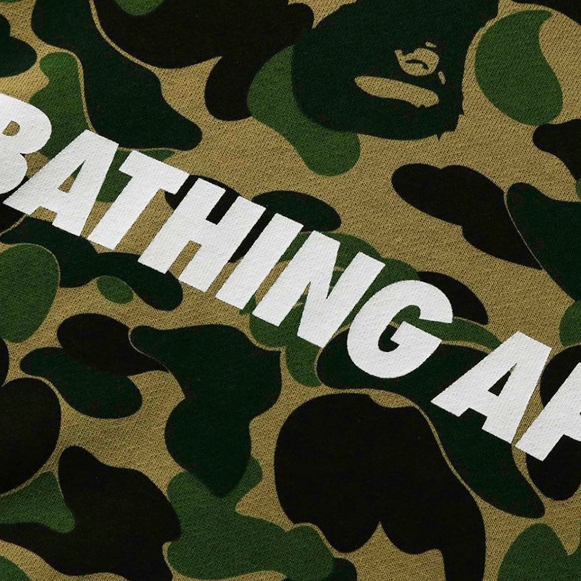 Bape Green ABC Camo Hoodie