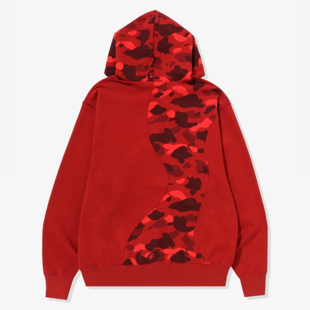 Bape Red Camo Cutting Edge Hoodie