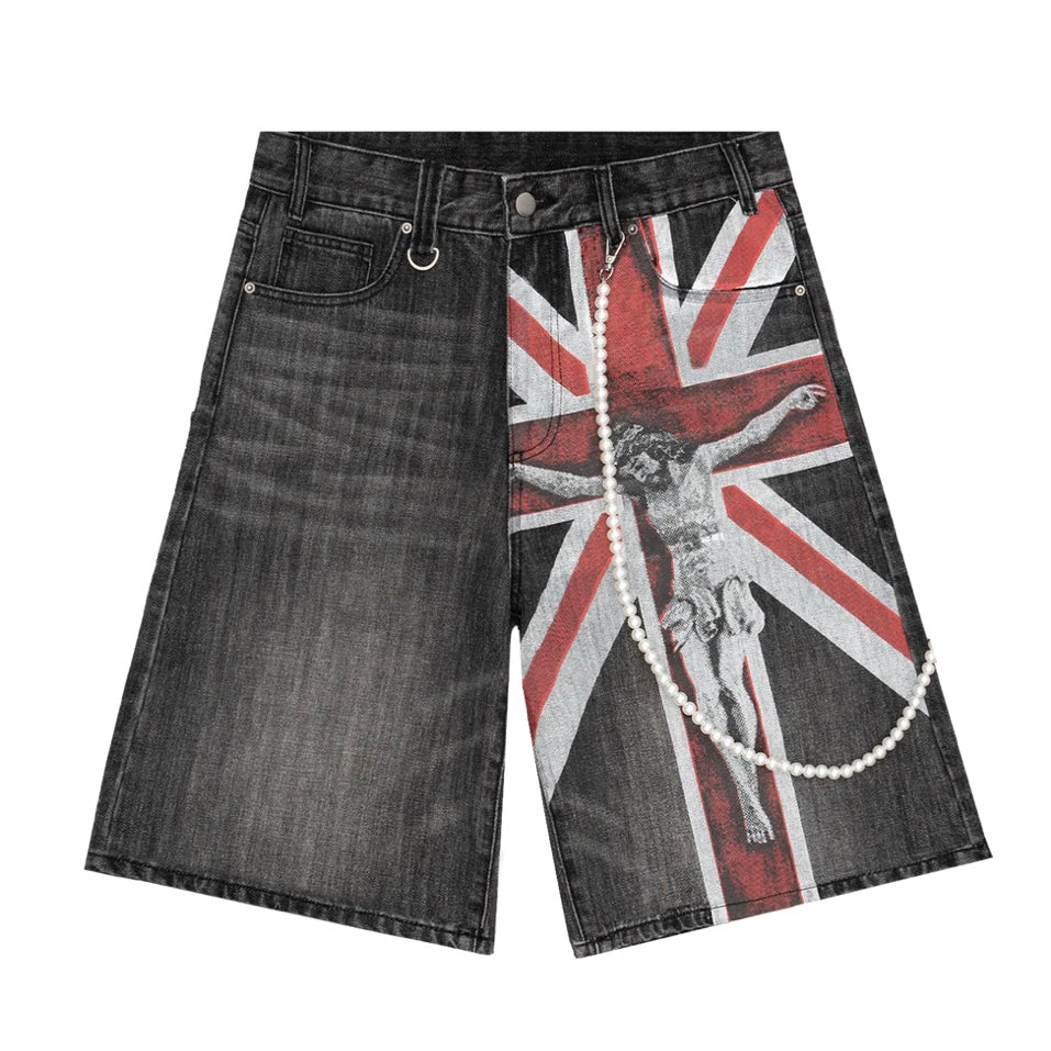 Bravest Studios Black Union Jorts
