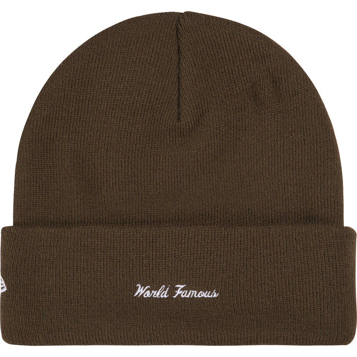 Supreme New Era Brown Action Beanie