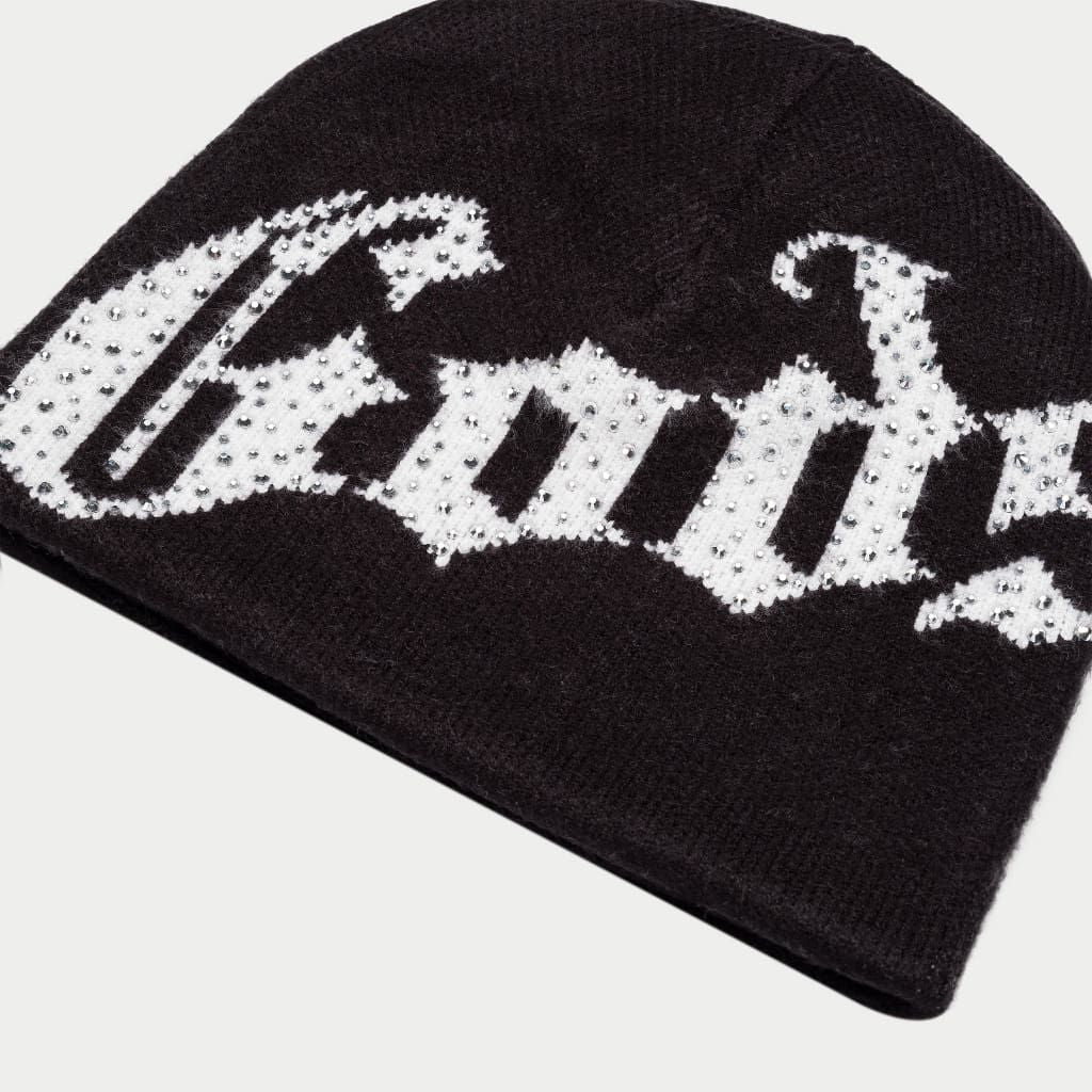 Godspeed Black White OG Logo Studded Beanie