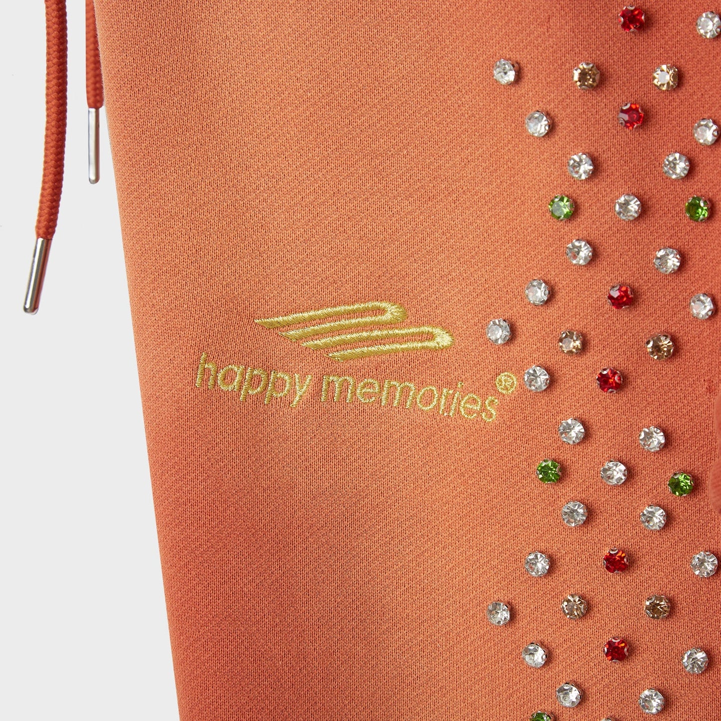 HMDD Orange Crystal Sweatpants