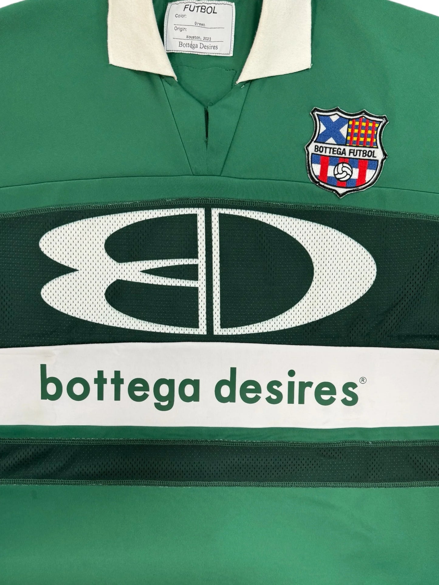 Bottega Desires Green Futbol Jersey