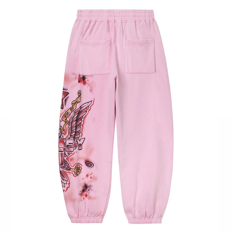 Vale Pink Flag Sweatpants