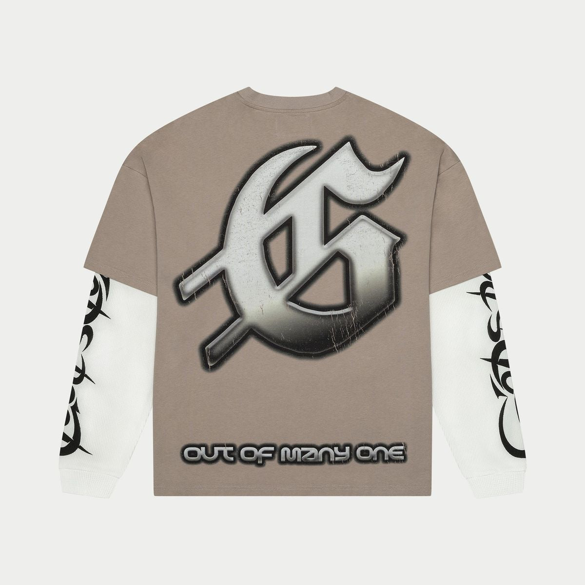 Godspeed Stone Grey Sunken Liberty Layered Long Sleeve