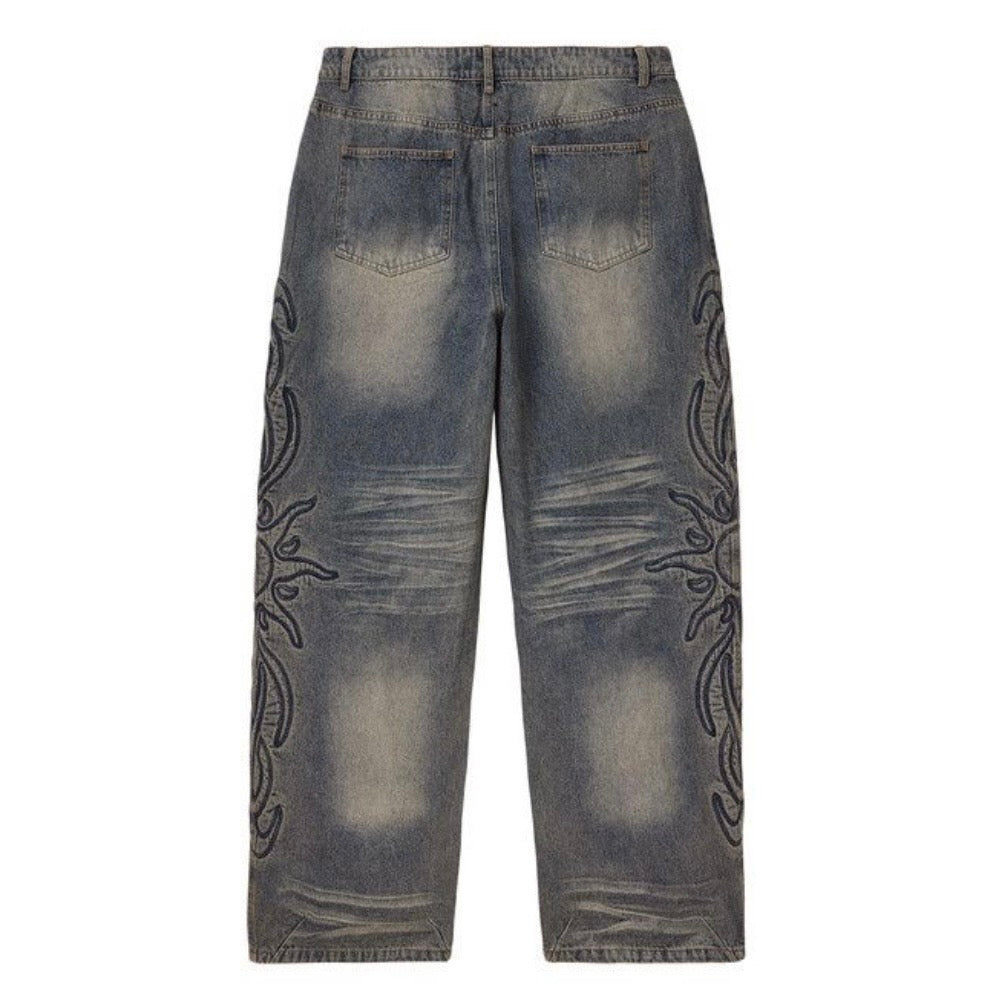 Vale Blue Flare Denim Pants