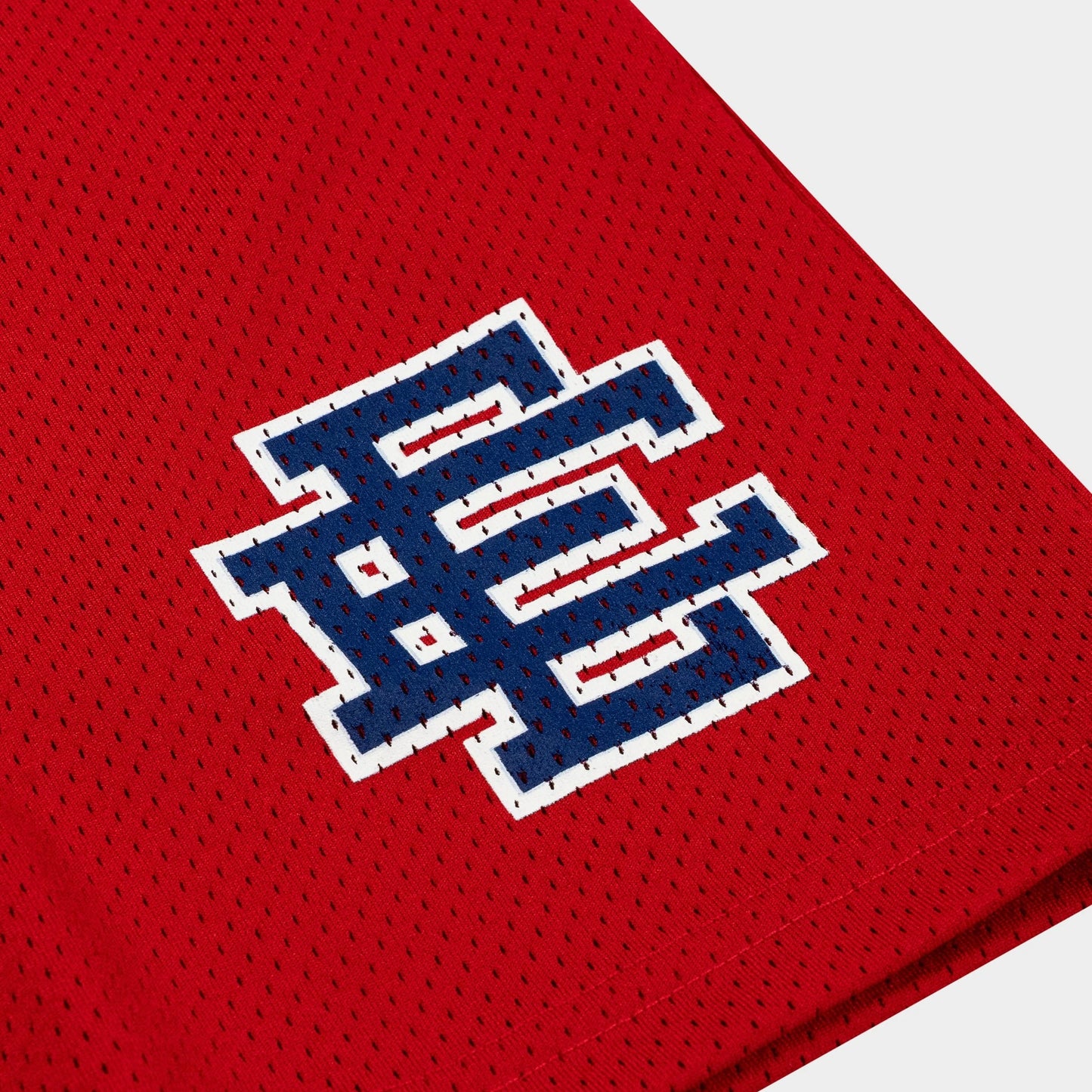 Eric Emanuel Red Navy Shorts