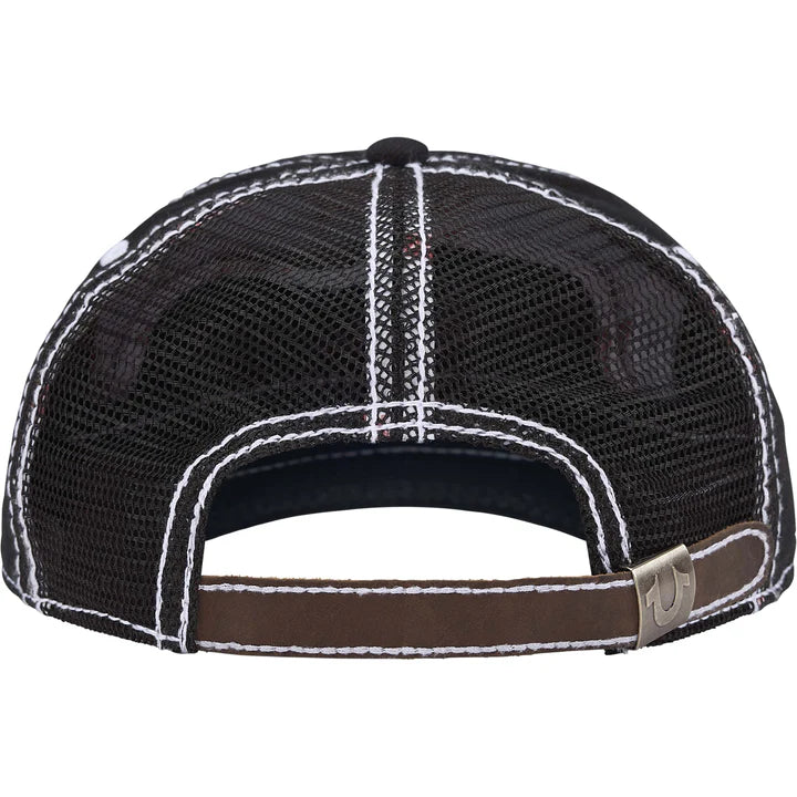Supreme True Religion Black Mesh Back 6-Panel Hat