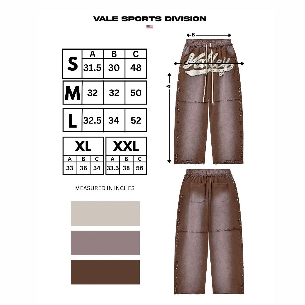 Vale Brown Skittle Sweatpants