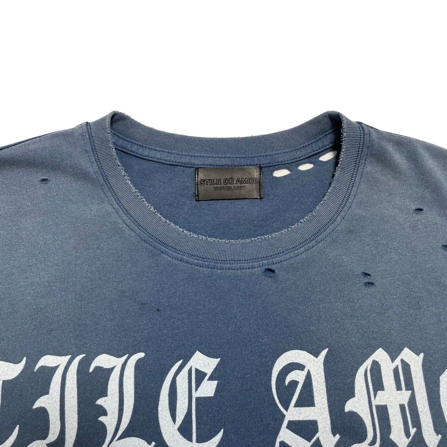Stile De Amor Navy Love Bomber T-Shirt