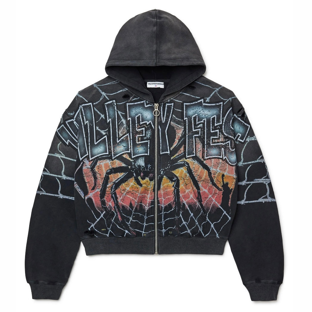 Vale Widow Big Zip Hoodie