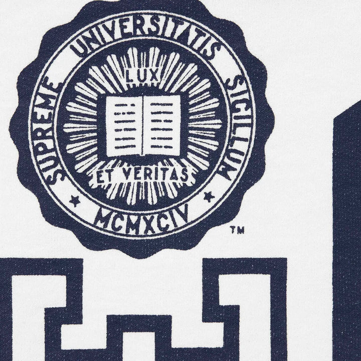 Supreme White Knowledge Reigns Supreme Zip Hoodie