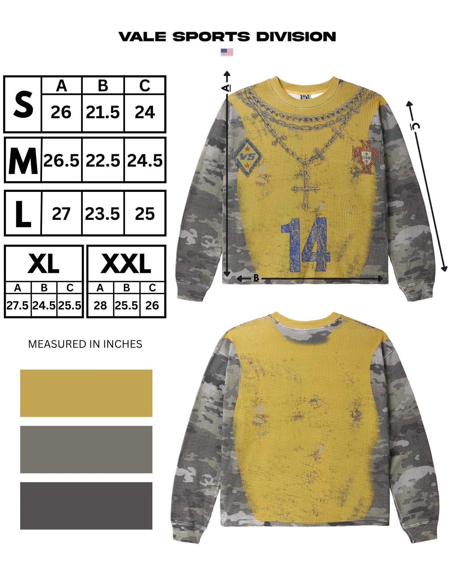 Vale Camo Futball Thermal