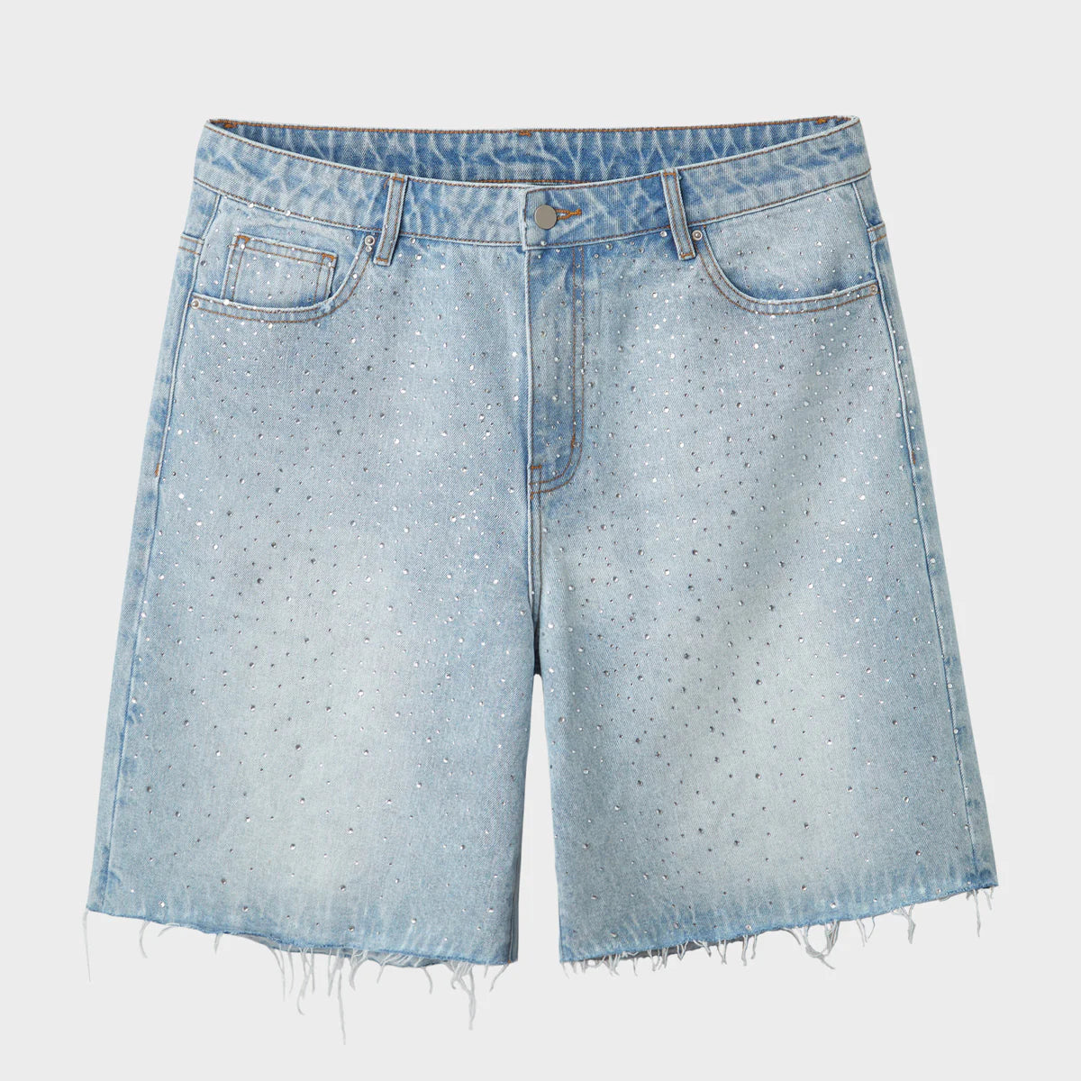 HMDD Light Wash Billie Jean Crystal Jorts