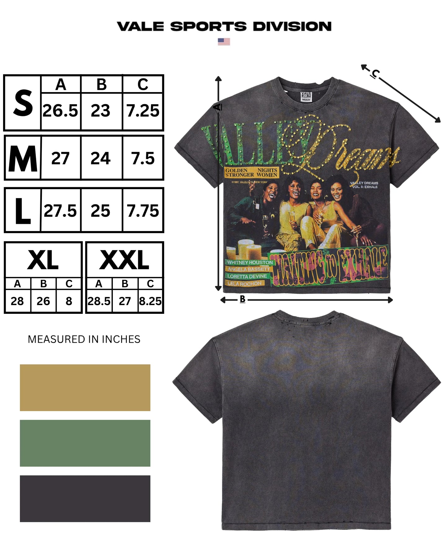 Vale Xhale Bling T-Shirt
