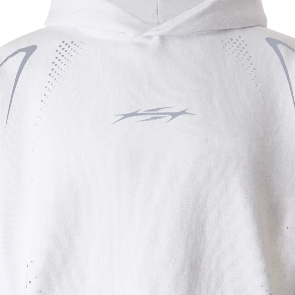 Hellstar White P2P Hype Flight Hoodie