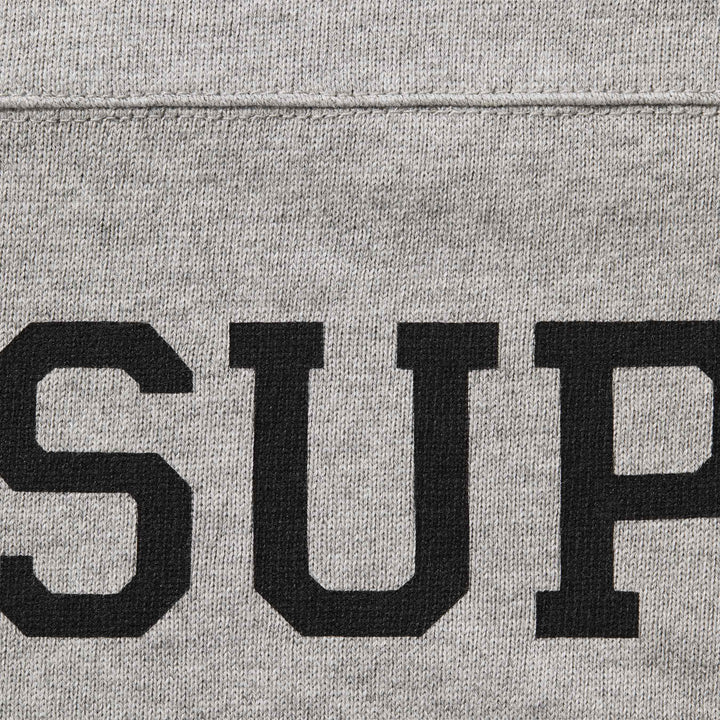 Supreme Heather Grey Split Football Long Sleeve