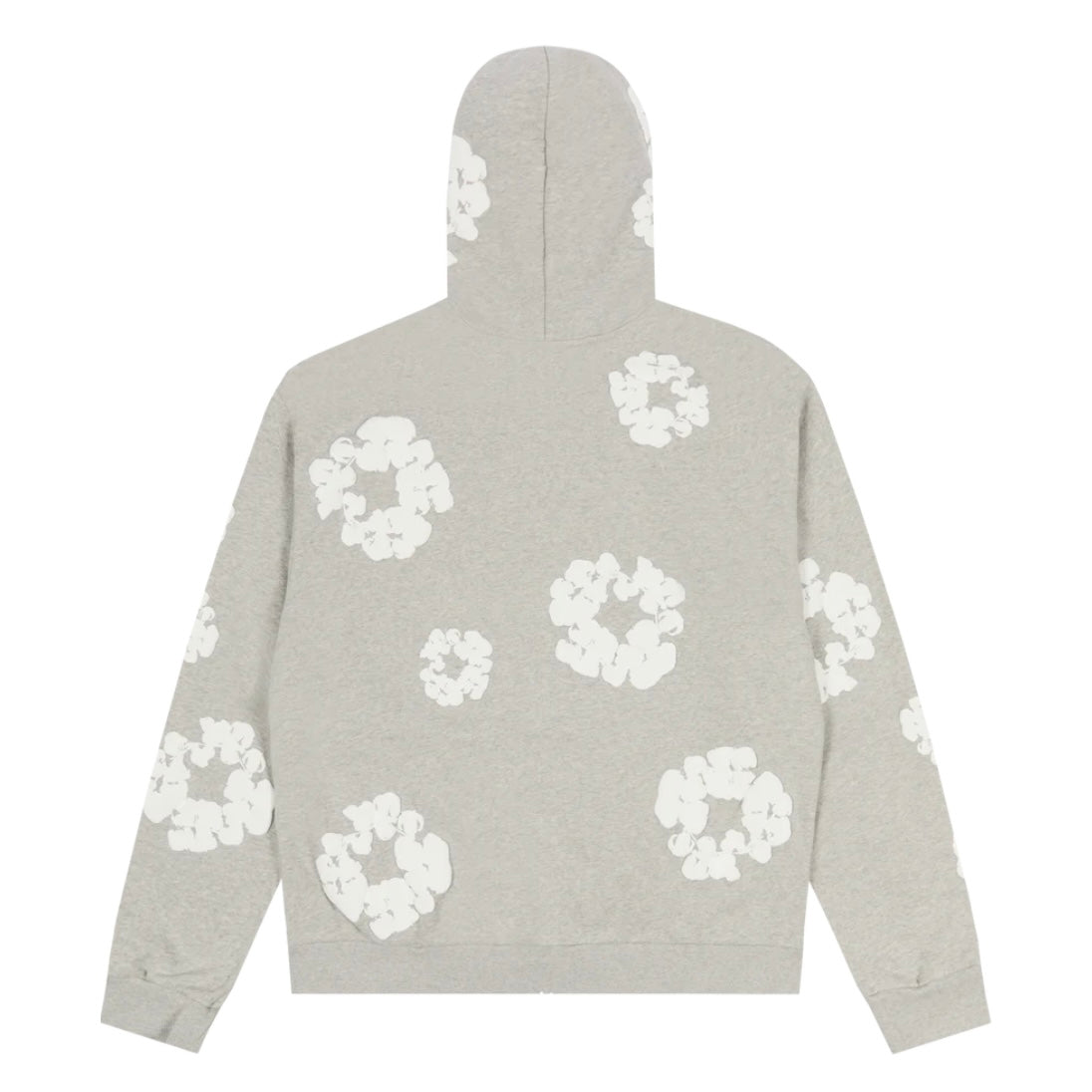 Denim Tears Grey Cotton Wreath Zip Hoodie