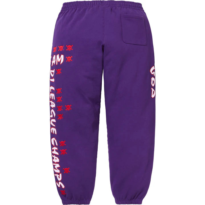 Supreme Purple League Champs Sweatpants