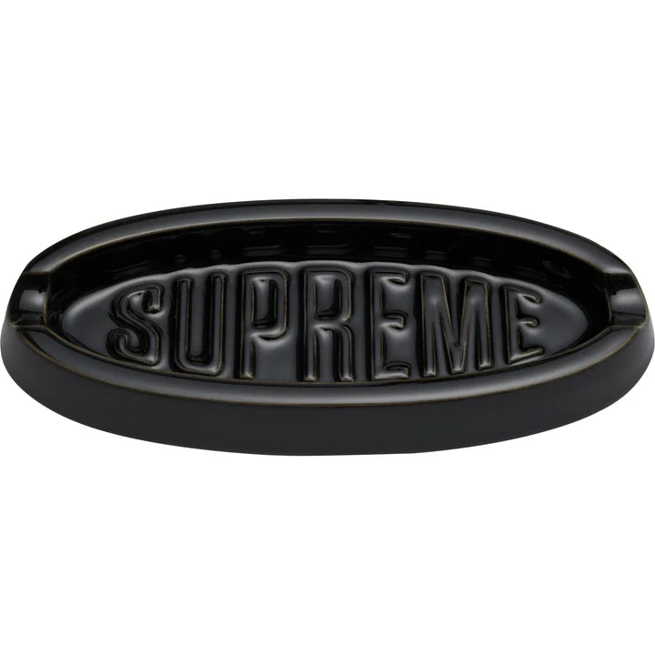 Supreme Black Oval Tray