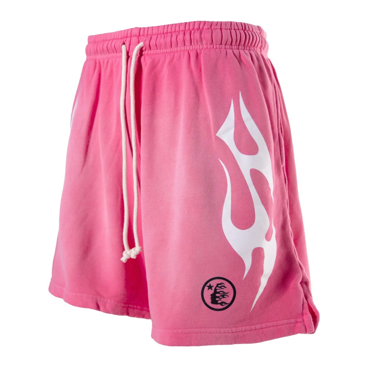 Hellstar Pink White Flame Shorts