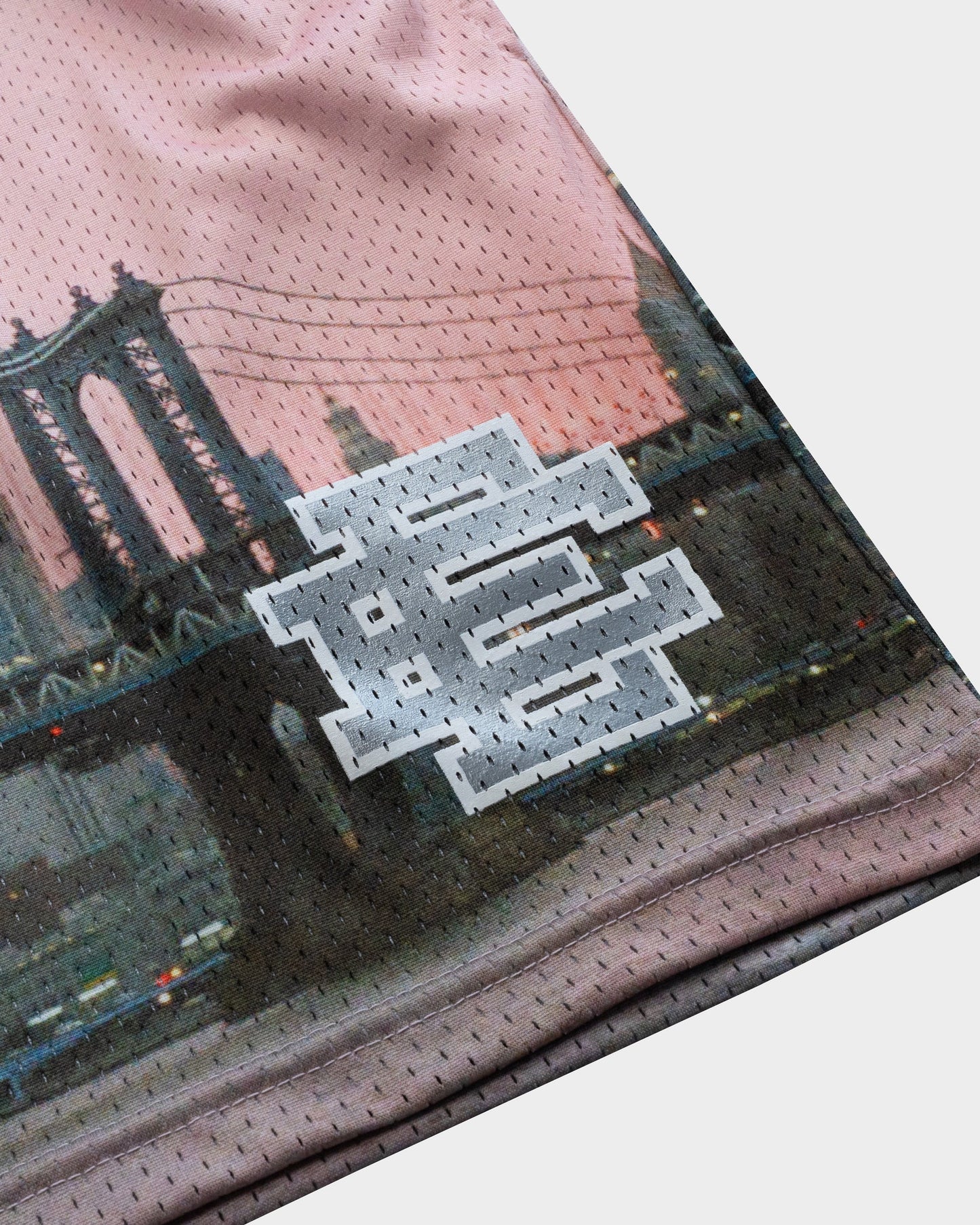Eric Emanuel Pink NYC Skyline Shorts