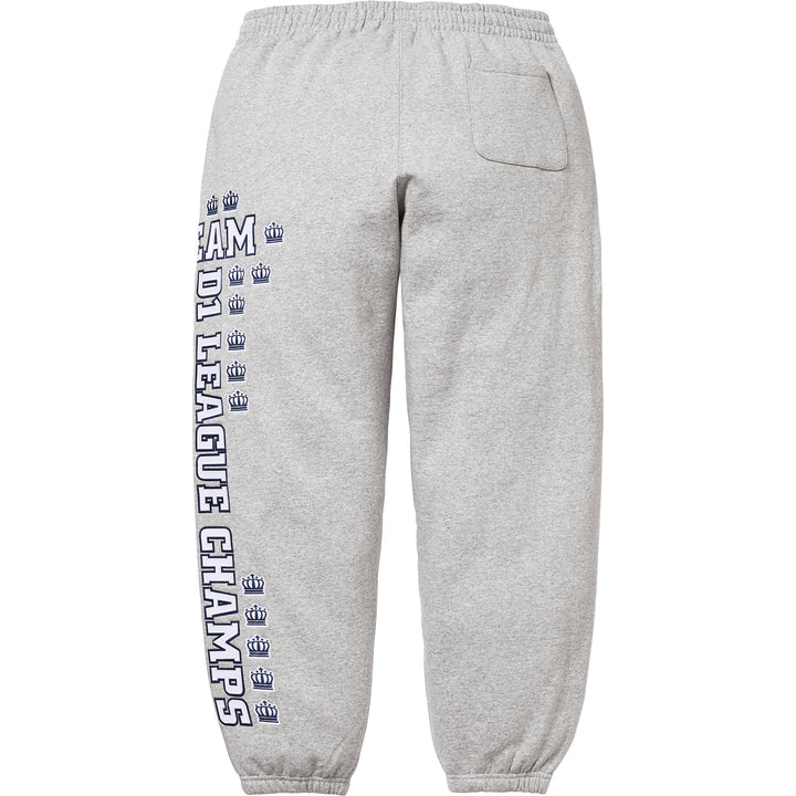 Supreme Grey League Champs Sweatpants