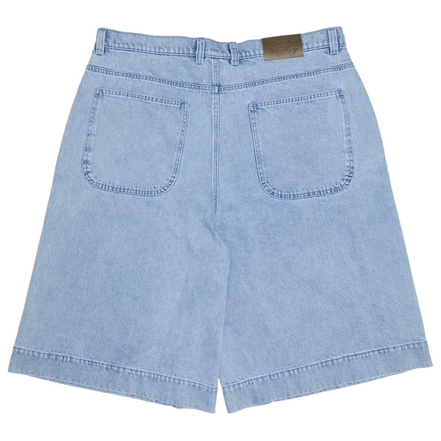 AZVA Blue Roadside Jorts back
