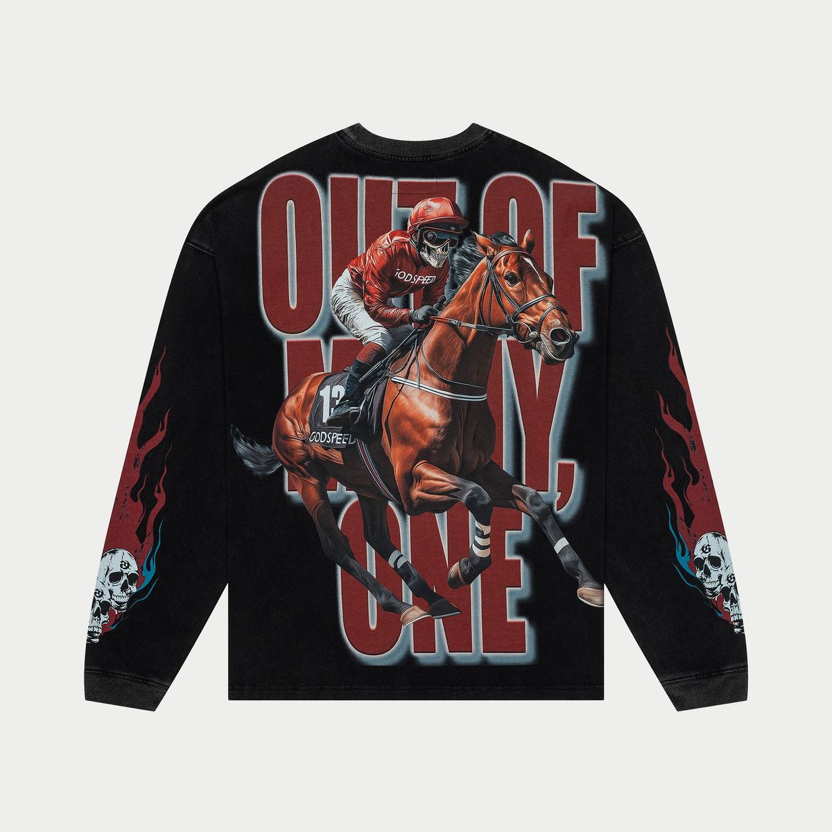 Godspeed Black Wash Thoroughbred Long Sleeve