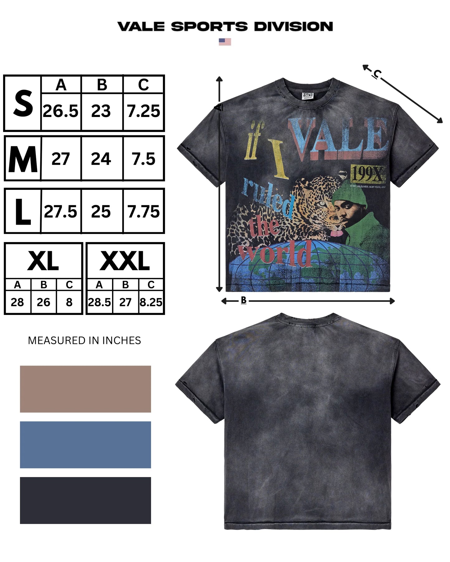 Vale Black Da Ruler T-Shirt