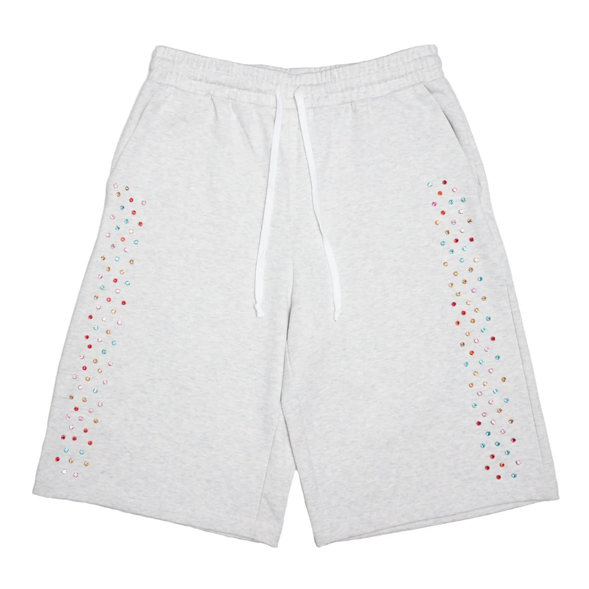 AZVA Grey Crystal Cactus Shorts
