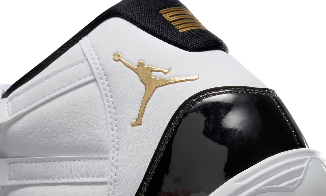 Jordan 11 Mid TD Gratitude Football Cleats Back View