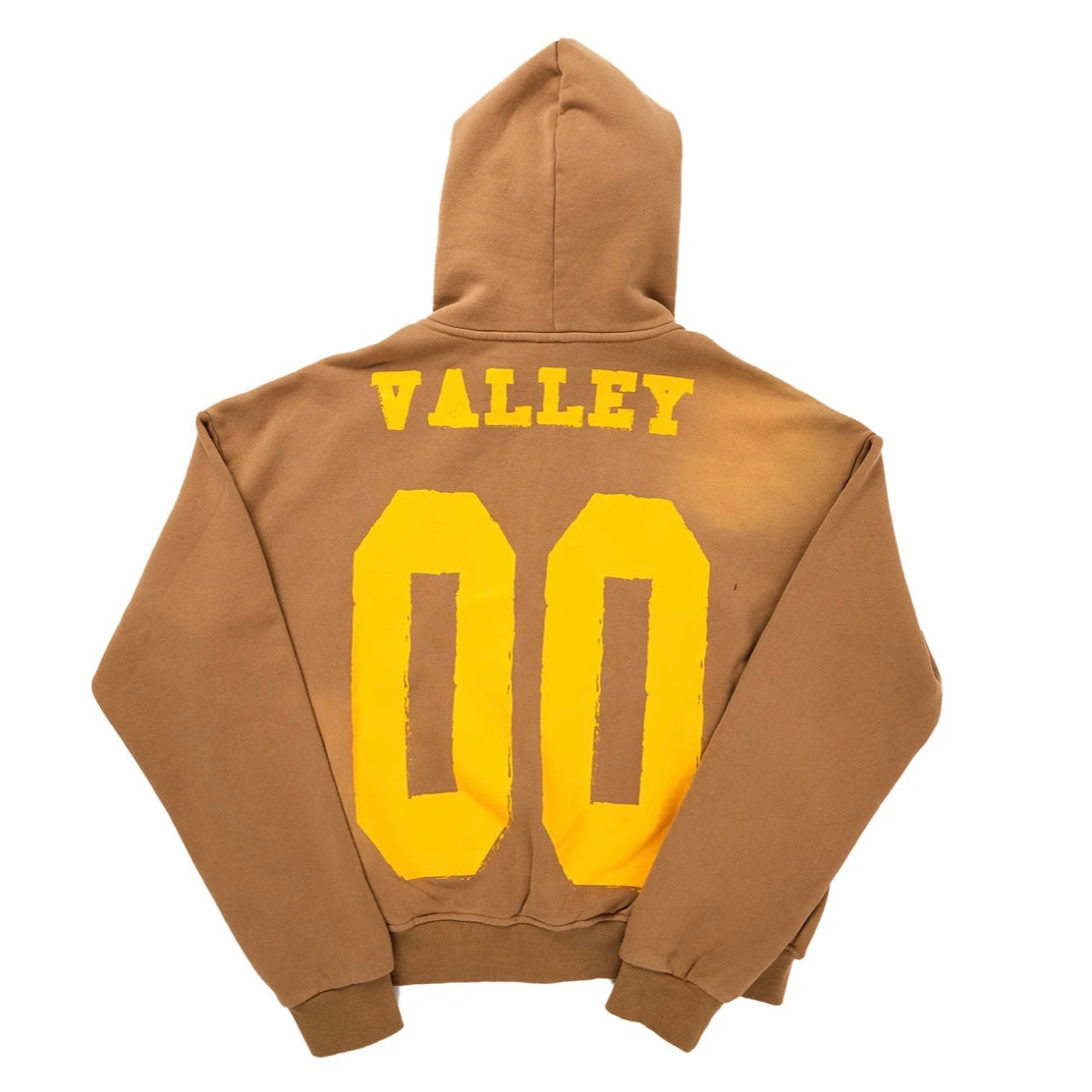 AZVA Brown Hidden Valley Zip Hoodie