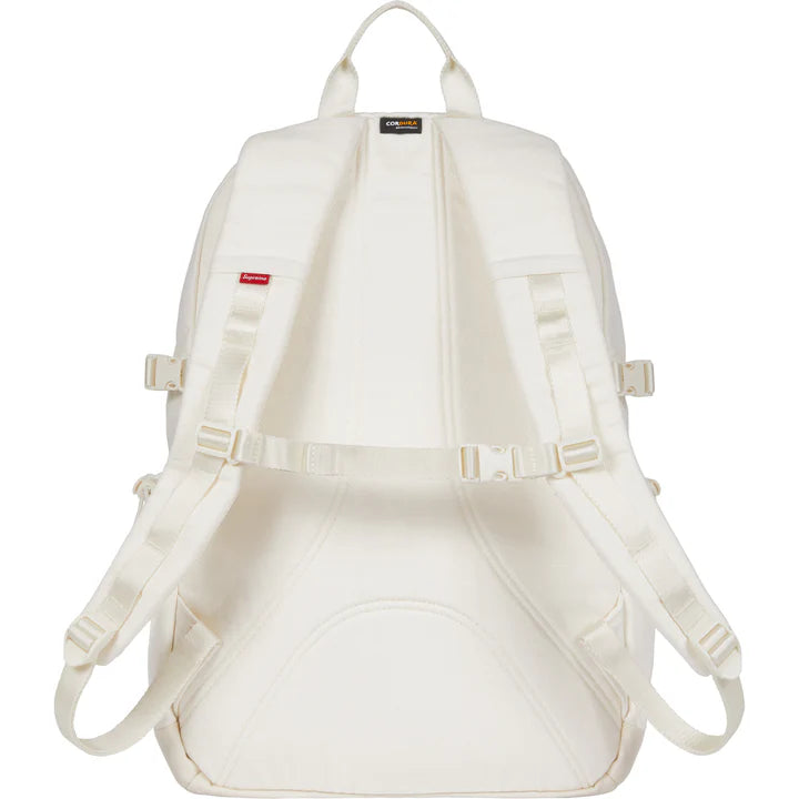 Supreme White Denim Backpack